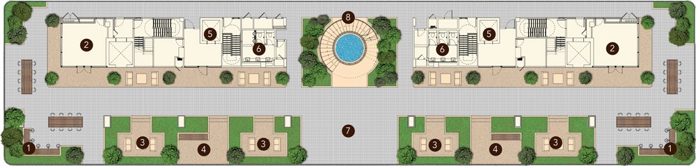 Level 66 Sky Garden facilities plan